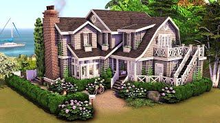 Nantucket Beach House | The Sims 4 Speed Build