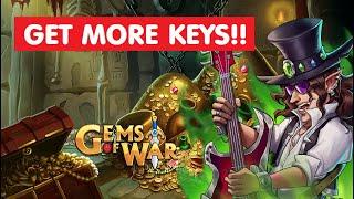 Gems of War Gnome Treasure Vault! GET MORE KEYS! Guide & Best Tips!