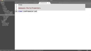 Create a URL Shortener API in PHP: Presenters (9/11)