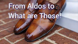 From Aldos to What are Those!  A custom patina and mirror shine!