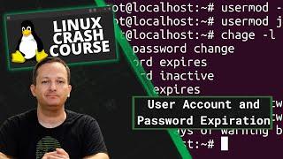 Linux Crash Course - User Account & Password Expiration