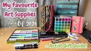 My FAVOURITE Art Supplies of 2024  Artist Gift Guide