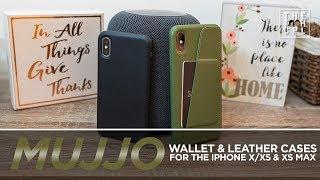 MUJJO iPhone X/Xs & Xs Max Leather Cases