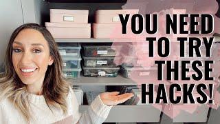 AFFORDABLE organization hacks for families! + how to organize in a PRACTICAL way! | Jordan Page