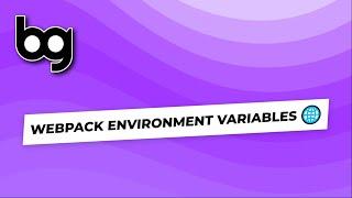  webpack environment variables