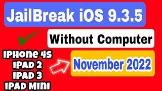 How To Jailbreak iOS 9.3.6 / 9.3.5  in NOV 2022! (iPhone 4s,iPad 2/3/Mini) -  Without Computer