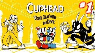 Cuphead Gameplay Walkthrough Part 1 - A NEW ADVENTURE! (XBOX ONE 1080p 60fps)