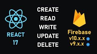 READ, WRITE, UPDATE, DELETE Data | Firebase Realtime DB v9 | React JS