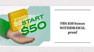 FBS $50 no deposit bonus WITHDRAWAL with proof #bonus #nodeposit #nodepositbonus #fbs #forex