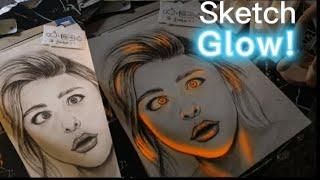 How to Draw Glowing Sketches |Glow Effect Tutorial|