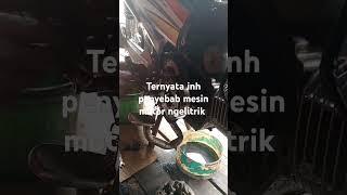 Bongkar mesin motor kharisma ngelitrik ga berhenti