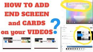 HOW TO ADD END SCREEN and CARDS