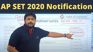 AP SET 2020 Notification | SET Paper-I Online Classes | New Batch-7th Sept | #apset2020 #net