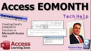 Creating Excel's EOMONTH Function in Microsoft Access VBA: Date Manipulation Made Easy