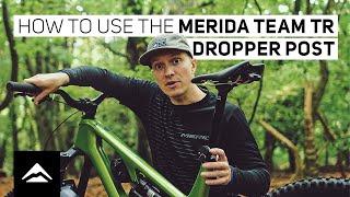 How to adjust the MERIDA TEAM TR dropper post | 30-230 mm travel adjustable seat post