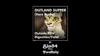 Vore audio-"Outland Supper" (M/M)【️Warning:digestion, burps, fatal 】
