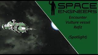 Space Engineers - Encounters Refit spotlight -  Pirate Vulture vessel