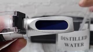 Beekeeping - How to calibrate a Honey Refractometer ( REB-90ATC Brix/Moisture/Baume)