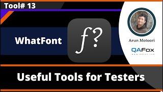 WhatFont Chrome Addon   Useful tool for Testers