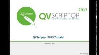 QVScriptor 2013 Tutorial Part1