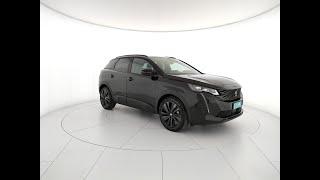 GIRO A 360 GRADI di Peugeot 3008 BlueHDi 130 S&S EAT8 GT Pack NERO PERLA