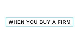 When To Buy A Tax & Accounting Firm?