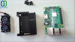 How to install Raspberry Pi Armor Case with Dual Fan?