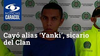 Cayó alias ‘Yanki’, temido sicario del Clan del Golfo en Sucre