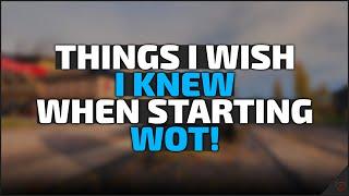 Things I Wish I Knew When Starting World of Tanks