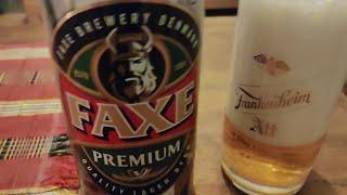 Faxe Premium Lager... Viking beer perfect for a metal concert