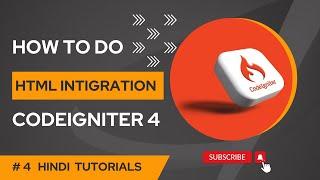 HTML Theme Integration In Codeigniter 4