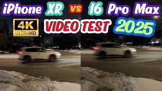 iPhone XR vs. iPhone 16 Pro Max: 4K Camera Comparison in 2025 | Low-Light & Daytime Test