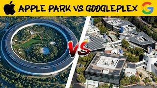 Tech Titans Showdown: Apple Park vs. Googleplex