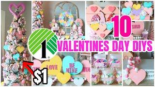 DOLLAR TREE VALENTINES DAY DIYS 2021 CUTEST VALENTINES DECOR