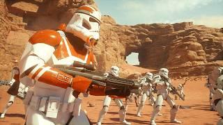 Clone Troopers vs Bounty Hunters - STAR WARS JEDI SURVIVOR NPC Wars