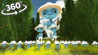 360° VR Smurf Cat Attack You!