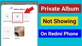 How to Fix Gallery Private Album Not Showing on Redmi Mi Phone.MIUI 13 Private Album Not Showing
