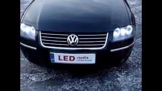 VW Passat (B5) Angel Eyes 2 Color R-Led (www.ledstudio.lv)