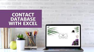 Create a contact database with Excel