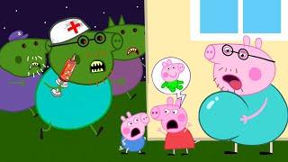 Zombie Apocalypse, Zombie Appears To Visit Peppa Pig Family‍️ | Peppa Pig Funny Animation