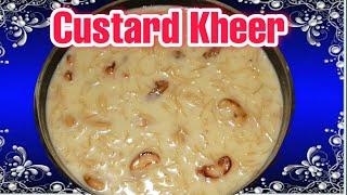 Custard Kheer | Custard Semiya | Custard Vermicelli Kheer | Delicious Sweet | Best Kitchen Radhika