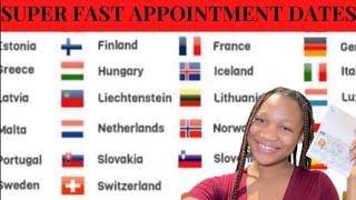 HOW TO GET FASTER SCHENGEN VISA APPOINTMENT DATES | IMPORTANT DOCUMENTS REQUIRED