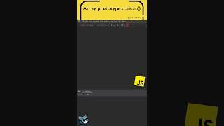 The concat() method javascript #concat #js #code #shorts