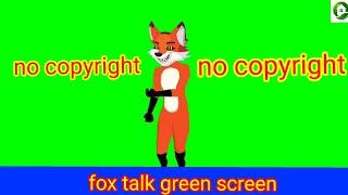 fox talk cartoon green screen video no copyright free video 2023