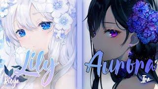 Lily  Aurora↝Nightcore Lyrics •Collab @risyakairo  •