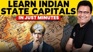 Memorize capitals of all Indian states in 10 minutes!