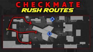 BEST Cold War Search and Destroy Rush Routes on CHECKMATE! (Black Ops Cold War SnD Tips)