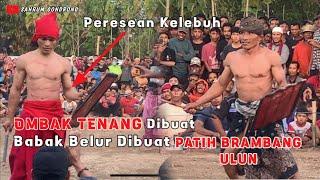 Terbaru Ombak Tenang Babak Belur Dibuat Patih Brambang Ulung di Peresean Desa Kelebuh 2023