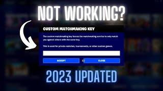 Fortnite Custom Matchmaking Not Working - Here's a Fix in 2023