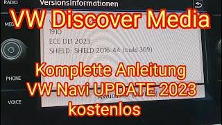 Anleitung: VW Navi Update 2023 (kostenlos) in deutsch - Discover Media für Composition Media